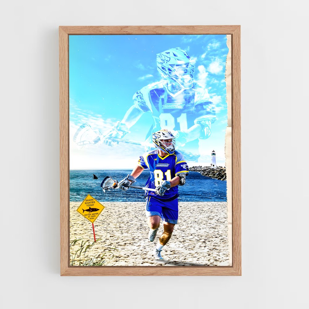 Poster John tavares – affiche Lacrosse (vue 4)